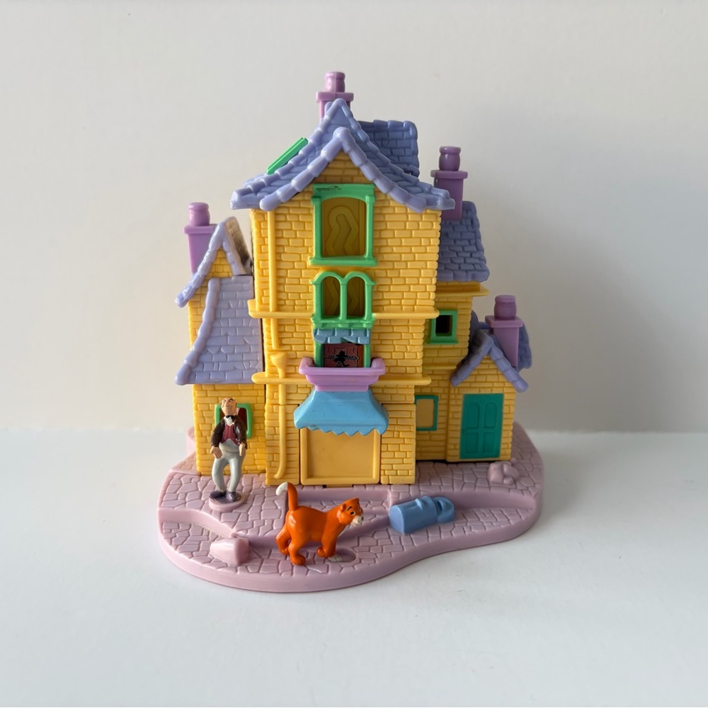 1996 Disney Littles Collection Bluebird Polly Pocket The Aristocats play set